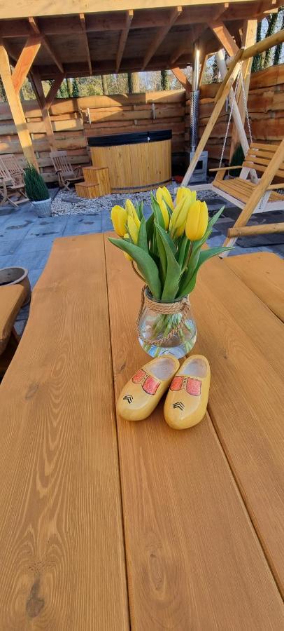 Chalet Harmony Prive Wellness Putten Esterno foto